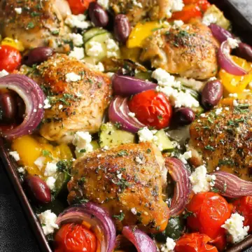 Greek Chicken Sheet Pan Dinner