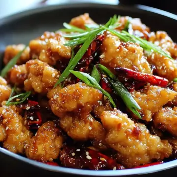 Quick and Crispy Szechuan Chicken