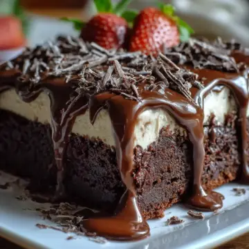 Brownie Refrigerator Cake