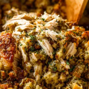 Slow Cooker Chicken and Stuffing