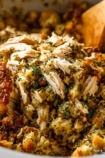 Slow Cooker Chicken and Stuffing