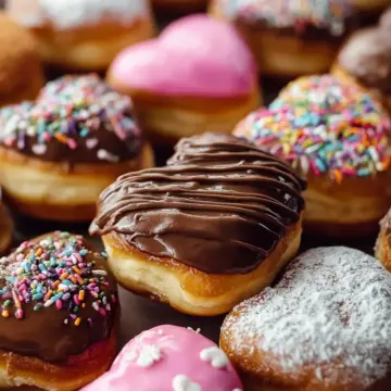 Heart-Shaped Doughnuts