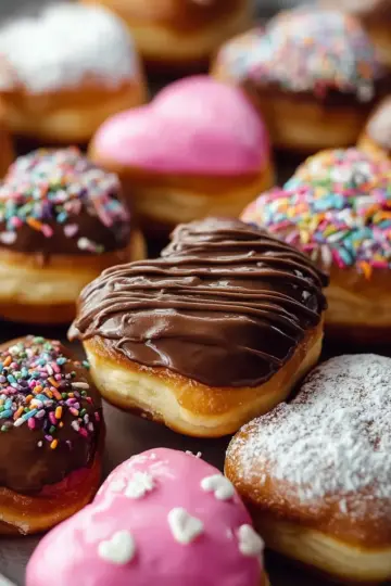 Heart-Shaped Doughnuts