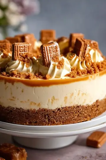 Irresistible No-Bake Lotus Biscoff Cheesecake to Savor