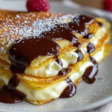 Irresistible Boston Cream Pie Crepes
