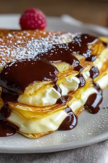 Irresistible Boston Cream Pie Crepes