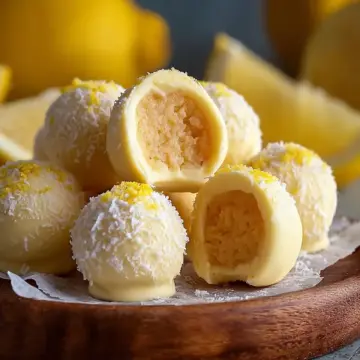 Creamy Lemon Truffles