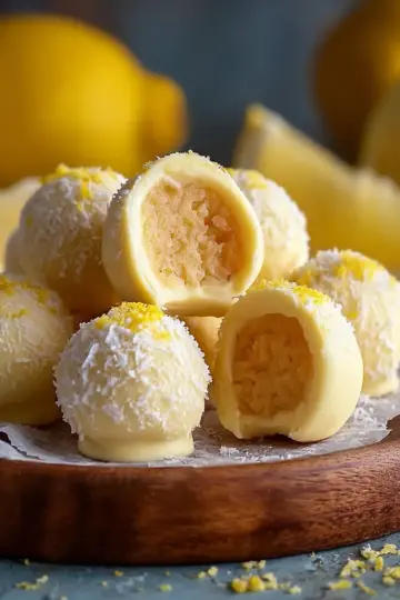 Creamy Lemon Truffles