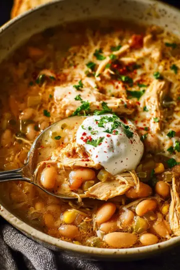 Crockpot White Chicken Chili