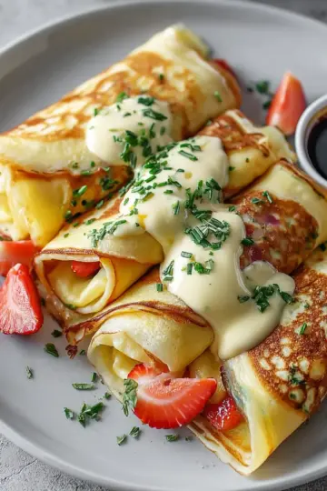 Savory Breakfast Crepes
